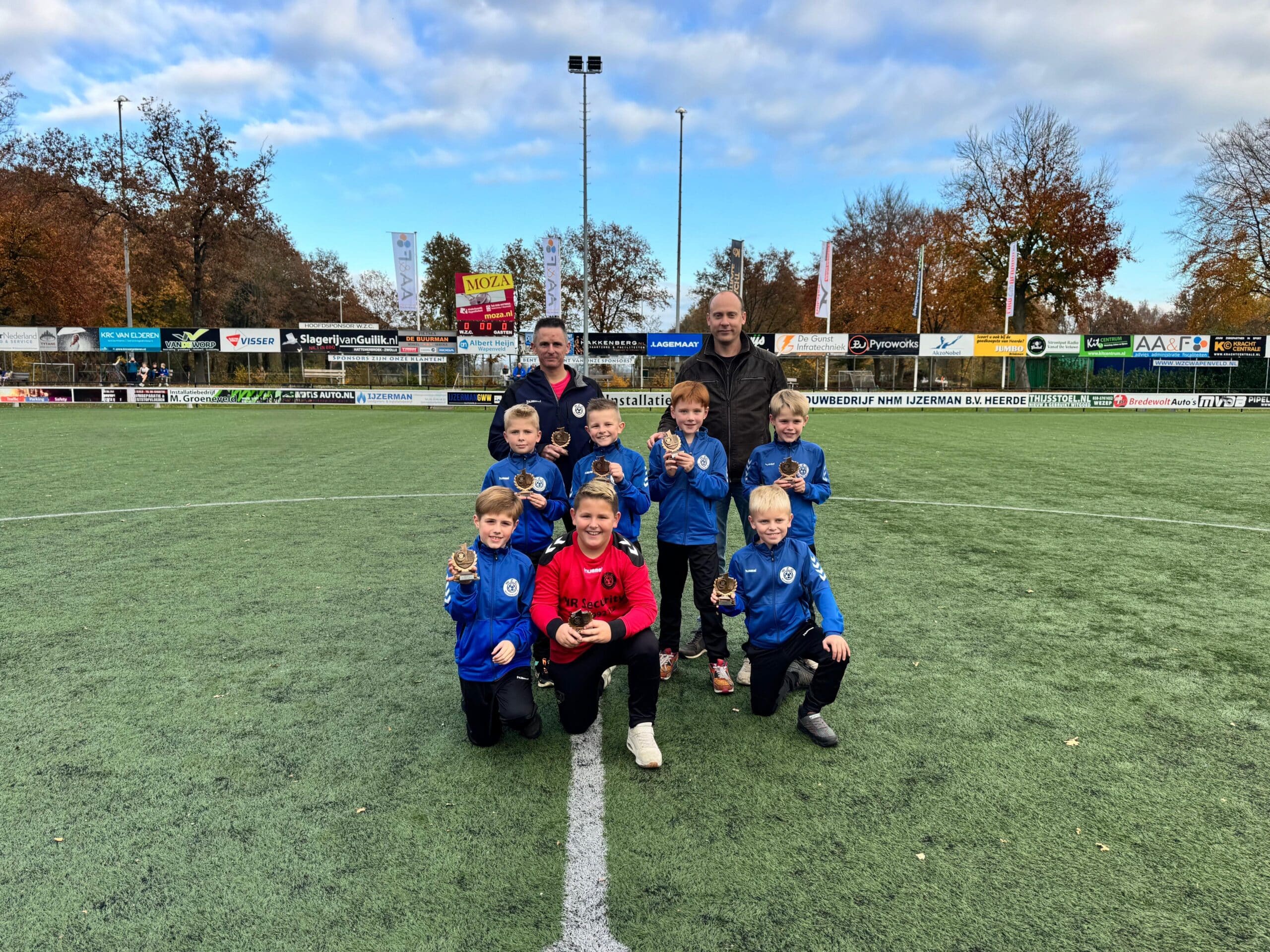 Drie kampioenen in de 1e fase!