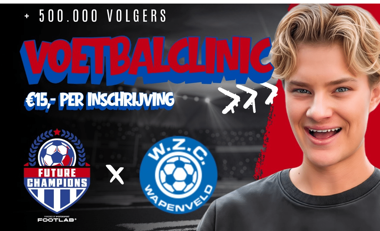 Voetbalclinic bij WZC